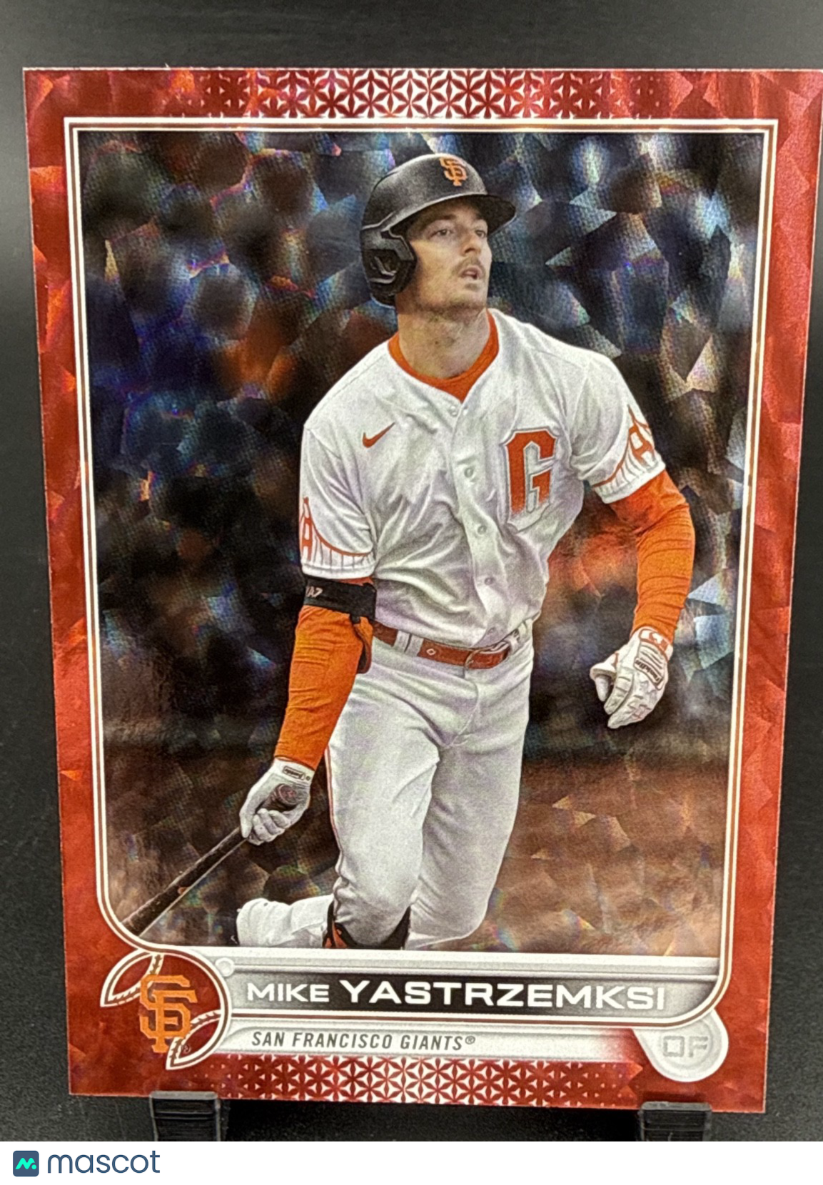 2022 Topps Series 1 - Mike Yastrzemski #103 Red Foil /199