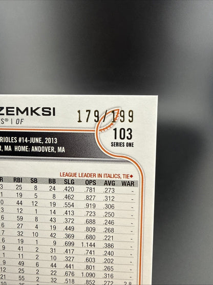 2022 Topps Series 1 - Mike Yastrzemski #103 Red Foil /199