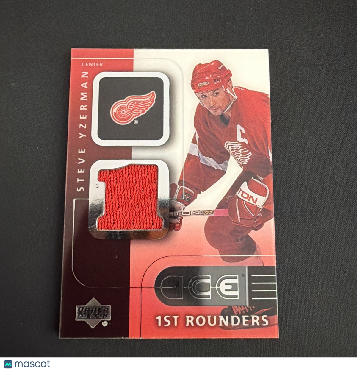 2001/02 UPPER DECK ICE GAME JERSEY NHL HOCKEY CARD #F-SY STEVE YZERMAN NM UD