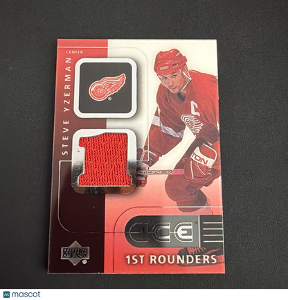 2001/02 UPPER DECK ICE GAME JERSEY NHL HOCKEY CARD #F-SY STEVE YZERMAN NM UD