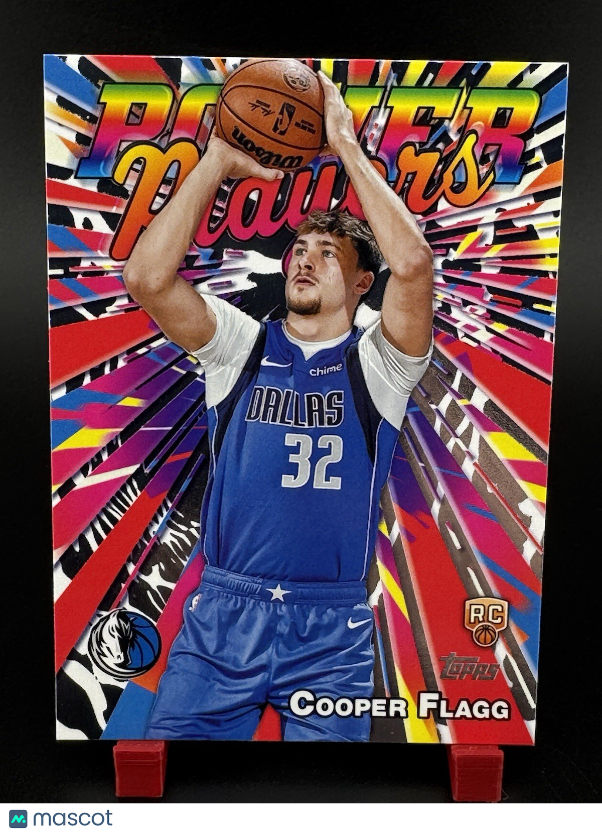 COOPER FLAGG RARE Rookie COLOR SPLASH INVESTMENT CARD ROTY | MAVERICKS RC