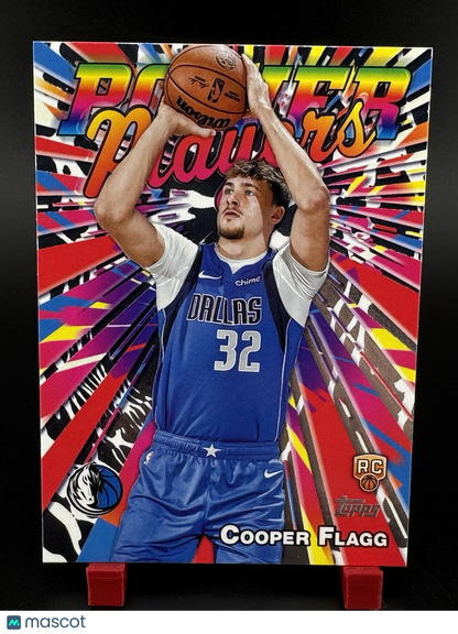 COOPER FLAGG RARE Rookie COLOR SPLASH INVESTMENT CARD ROTY | MAVERICKS RC