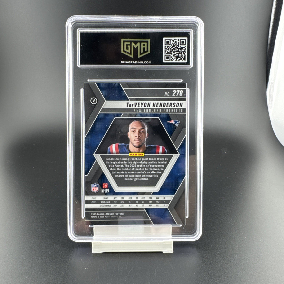 2025 Panini Mosaic - Rookie Variations TreVeyon Henderson #278 (RC)