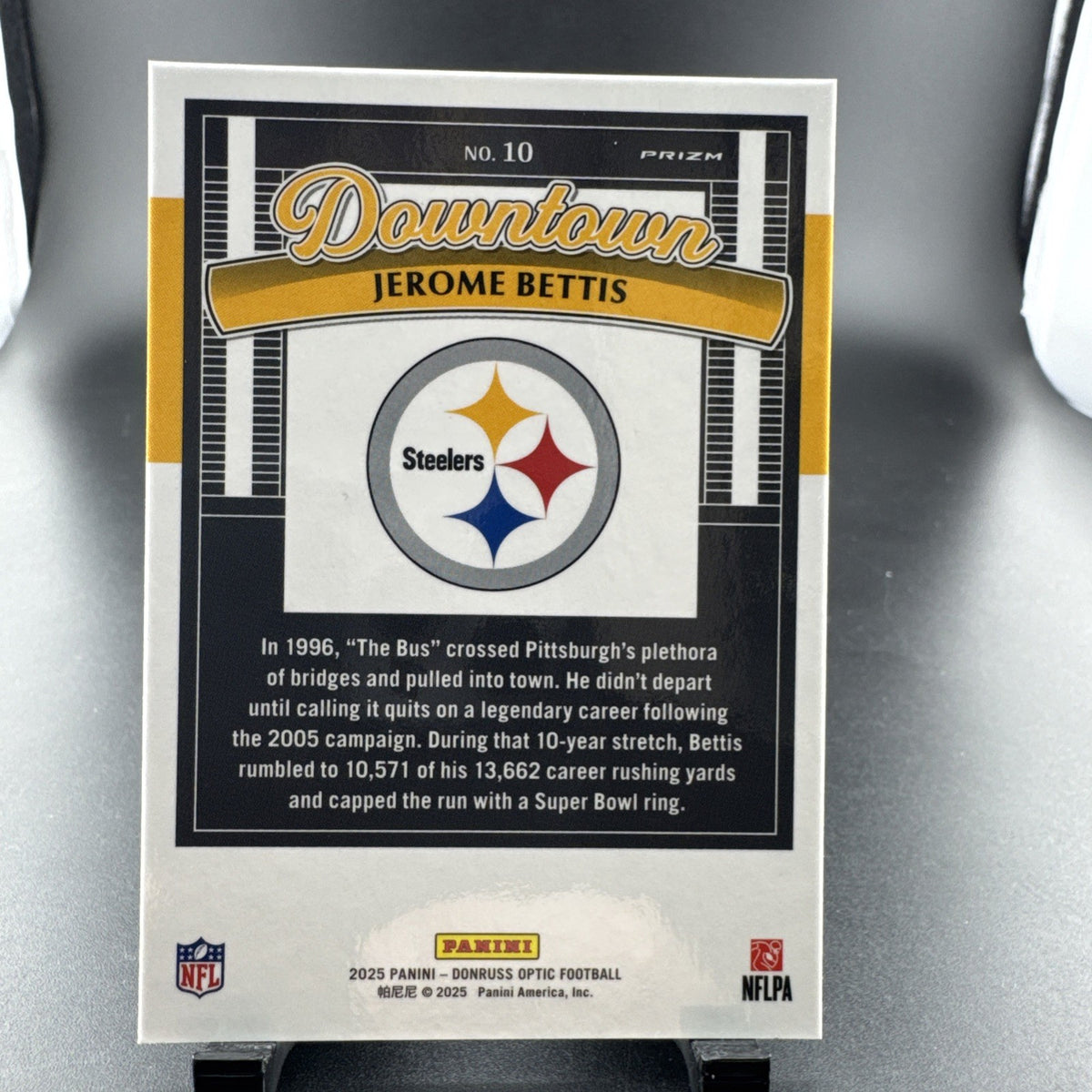 2025 Panini Donruss Optic - Downtown Legends Jerome Bettis #10