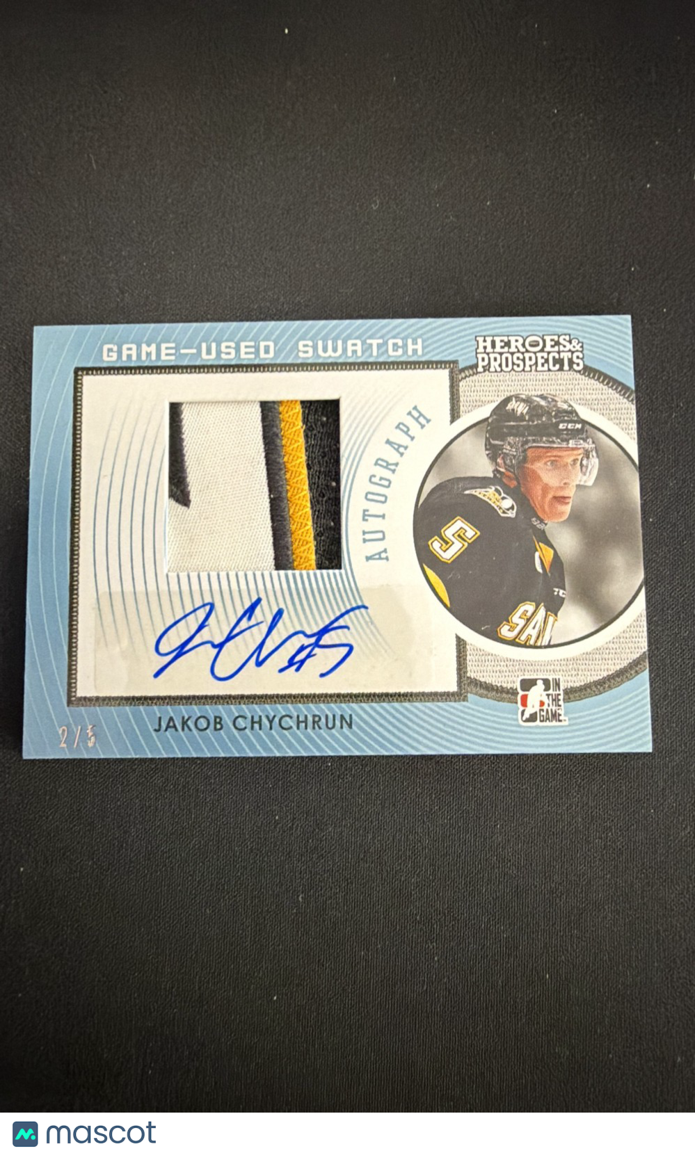 2014-15 In the Game Heroes and Prospects - Game Used Autographed Patch Jakob /5