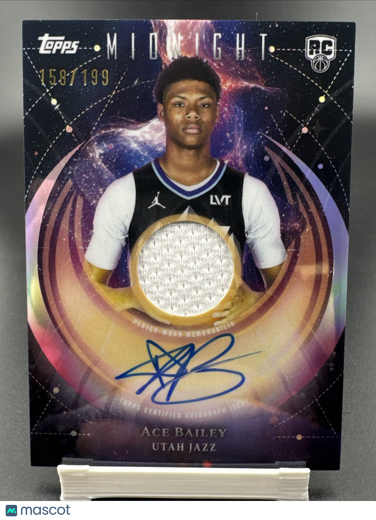 Topps 2025-26 Midnight RPA Twilight Ace Bailey Utah Jazz #RJA-AB 158/199