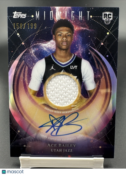 Topps 2025-26 Midnight RPA Twilight Ace Bailey Utah Jazz #RJA-AB 158/199
