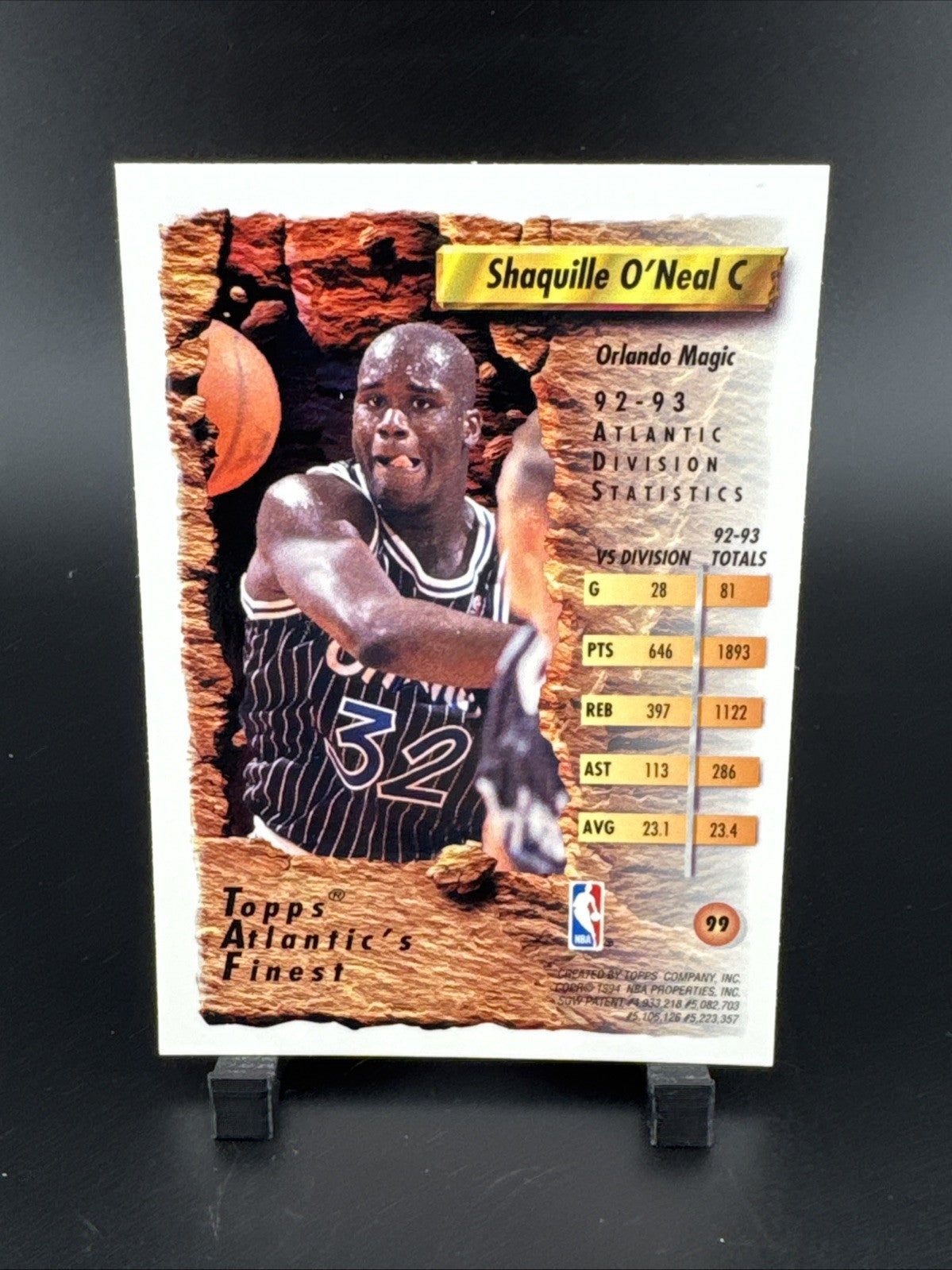 1993-94 Topps Finest - Shaquille O'Neal #99