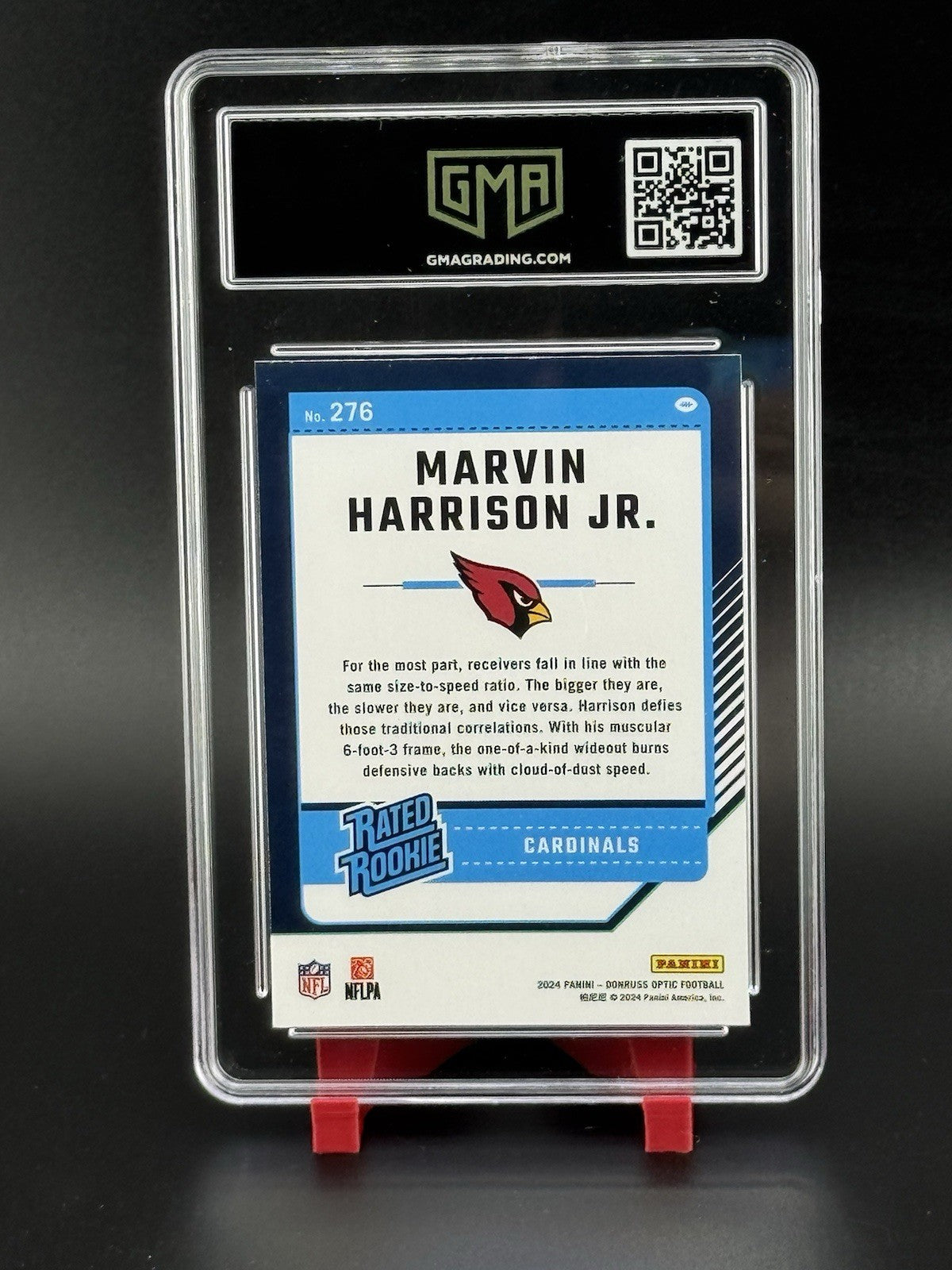 2024 Donruss  optic Rated Rookie Marvin Harrison Jr. #278 (RC)