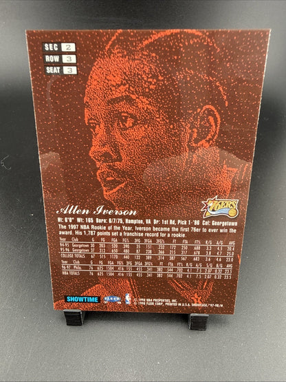 1997-98 Flair Showcase - Allen Iverson #3 Row 3