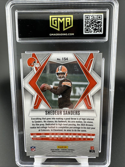 2025 Panini Phoenix - Rookies Shedeur Sanders #154 Rookie GMA 10