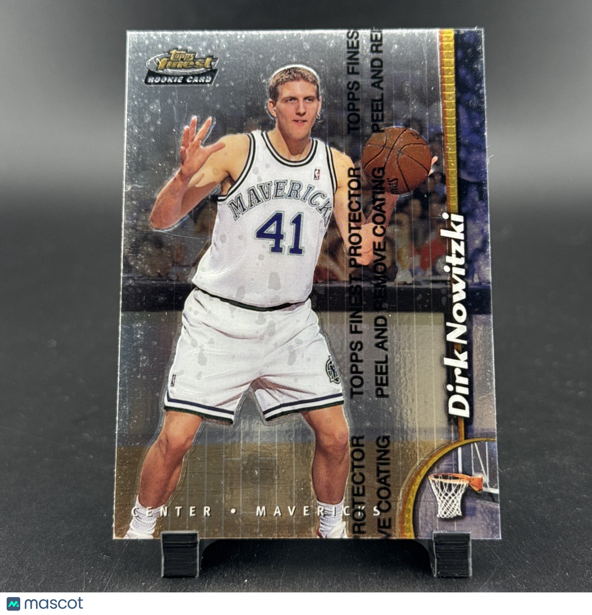1998-99 Topps Finest - Dirk Nowitzki #234 (RC) With Protective Peel