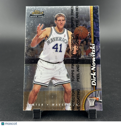 1998-99 Topps Finest - Dirk Nowitzki #234 (RC) With Protective Peel