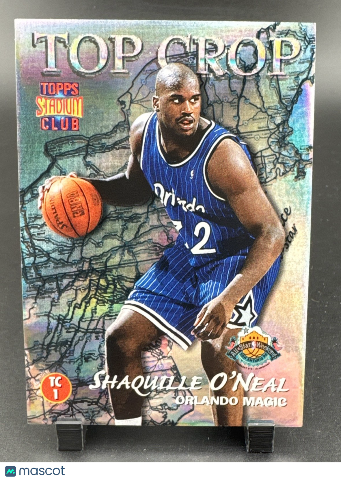 1996-97 Topps Stadium Club - Top Crop Shaquille O'Neal, Hakeem Olajuwon #TC 1