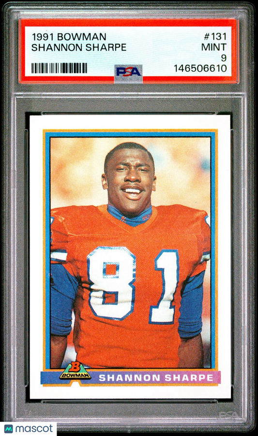 1991 Bowman - Shannon Sharpe #131