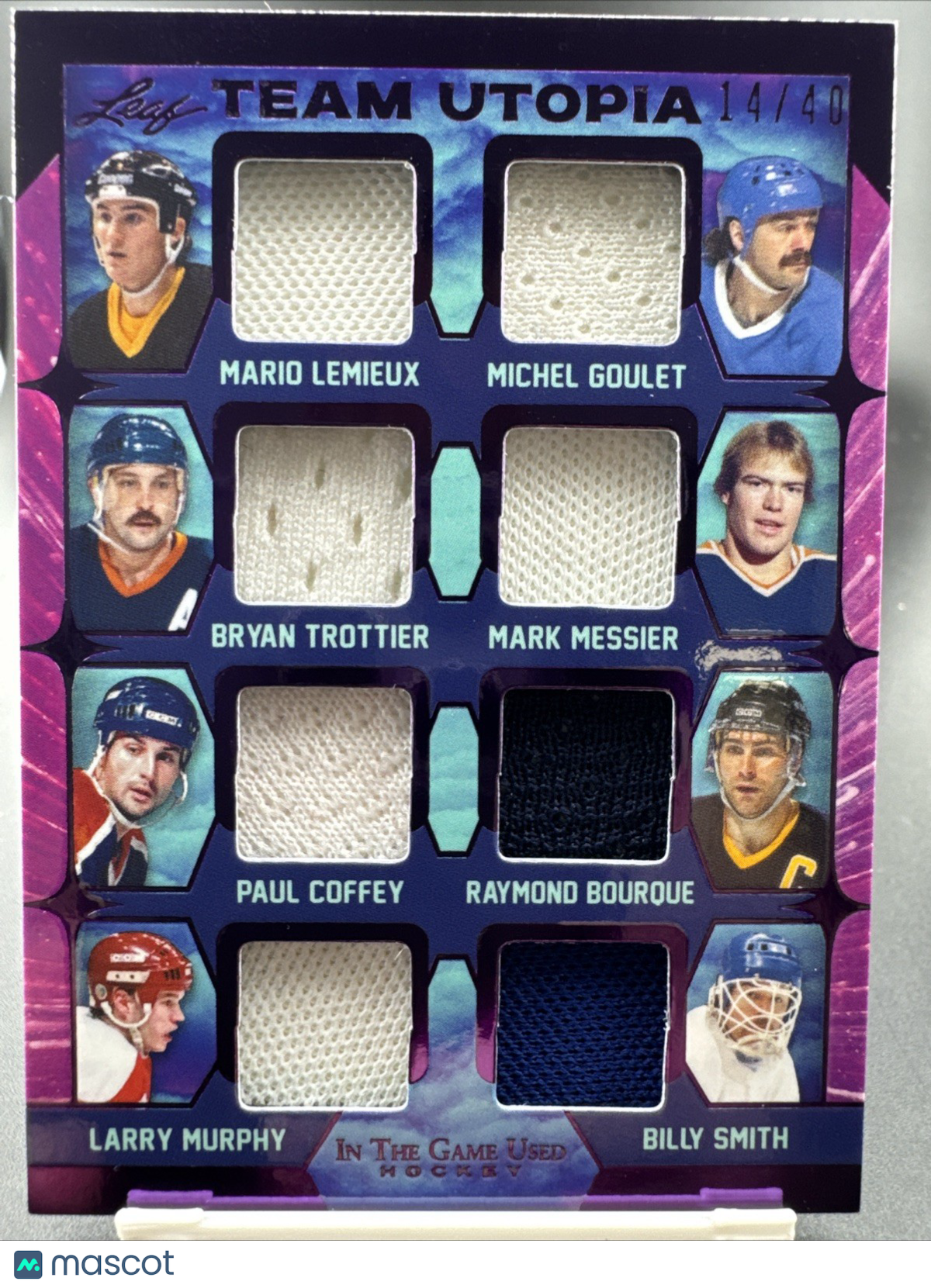 Team Utopia 8 Relics 2022-23 Leaf In the Game Used #TU-7