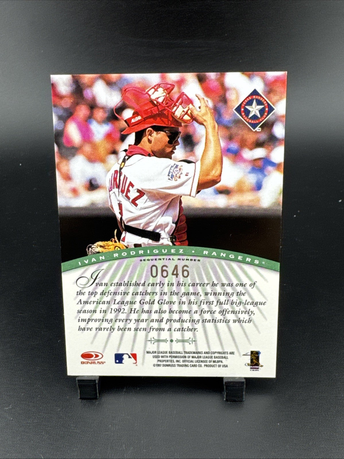 1997 Donruss Signature Series - Authentic Signatures Ivan Rodriguez...