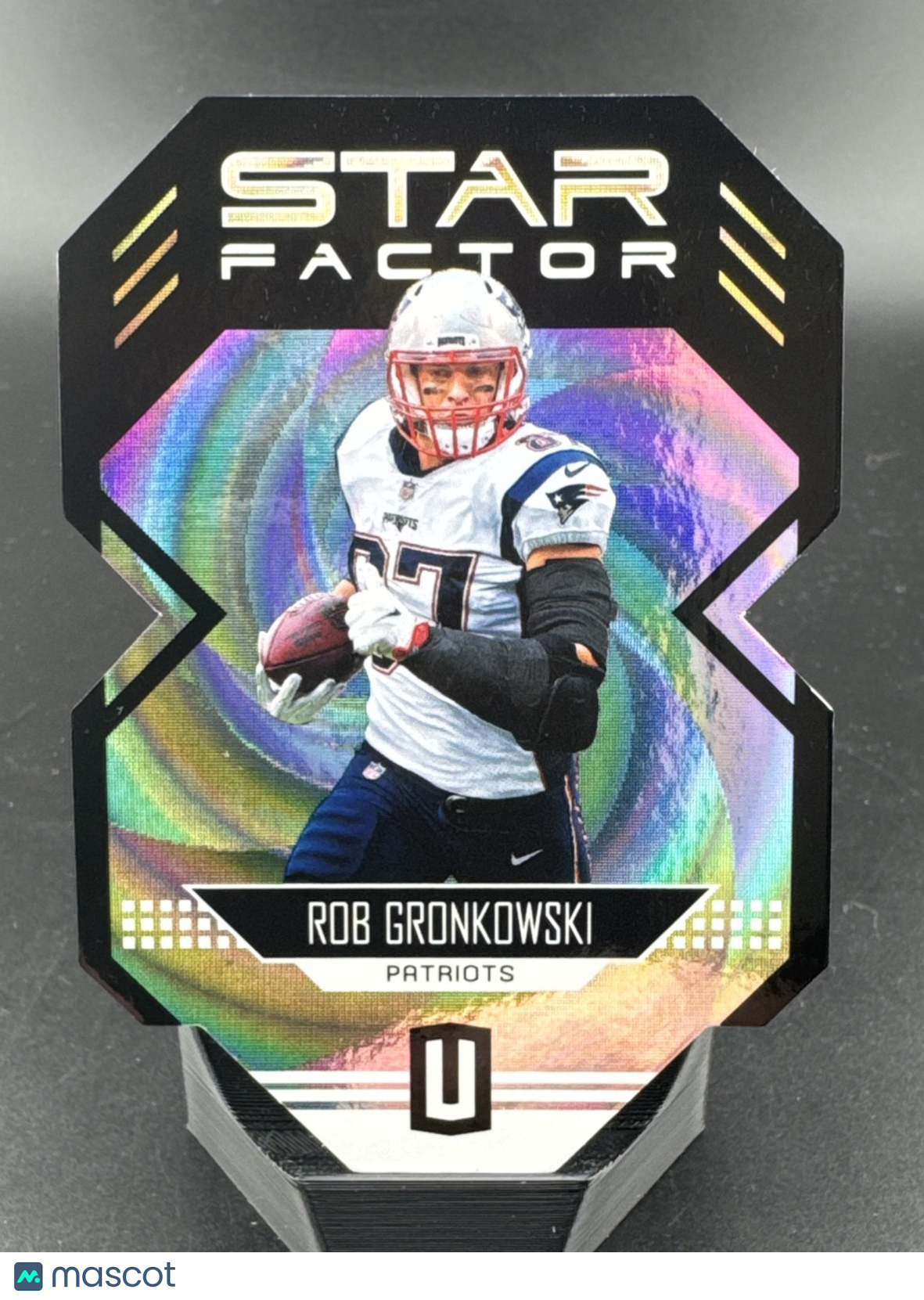 2018 Panini Unparalleled - Star Factor Die-Cuts Rob Gronkowski #SFD-RG 71/100