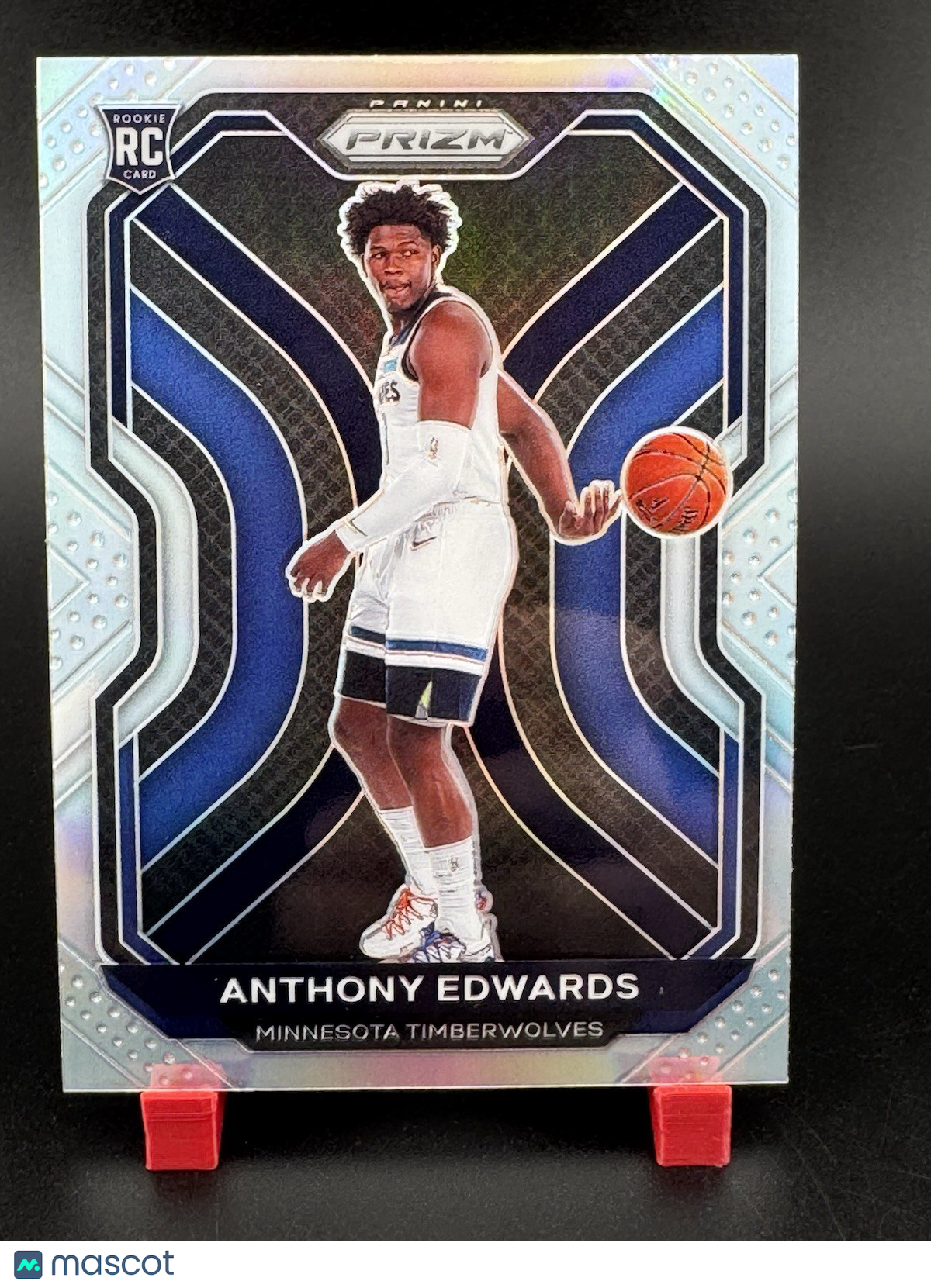 2020-21 Panini Prizm - Anthony Edwards #258 Silver Prizm (RC)