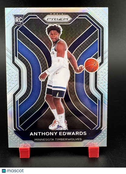 2020-21 Panini Prizm - Anthony Edwards #258 Silver Prizm (RC)