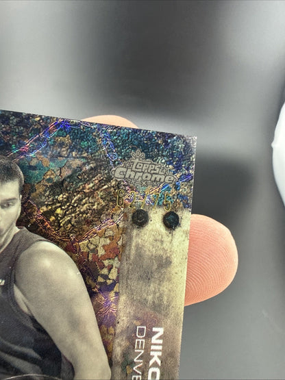 2023 PANINI BLACK 44 NIKOLA JOKIC SILVER /75