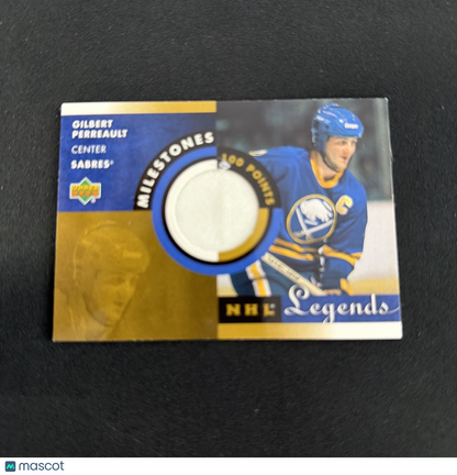 2001-02 Upper Deck Legends Milestones Jerseys Gilbert Perreault #M-GP HOF