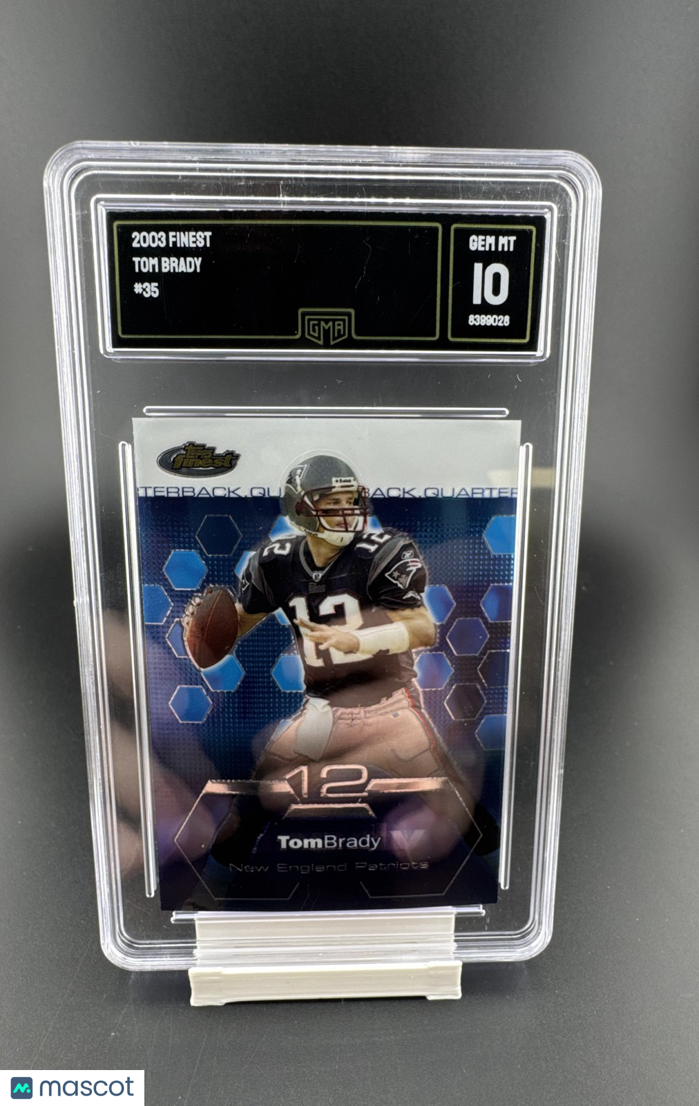 2003 Topps Finest - Tom Brady #35