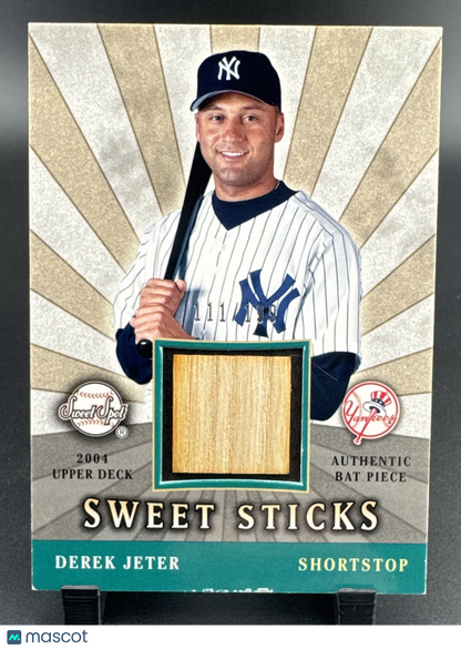 2004 Upper Deck Sweet Spot - Sweet Sticks Derek Jeter #SSS-DJ /199 (MEM)