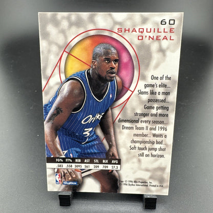 1995-96 Skybox E-XL - Shaquille O'Neal #60 Blue