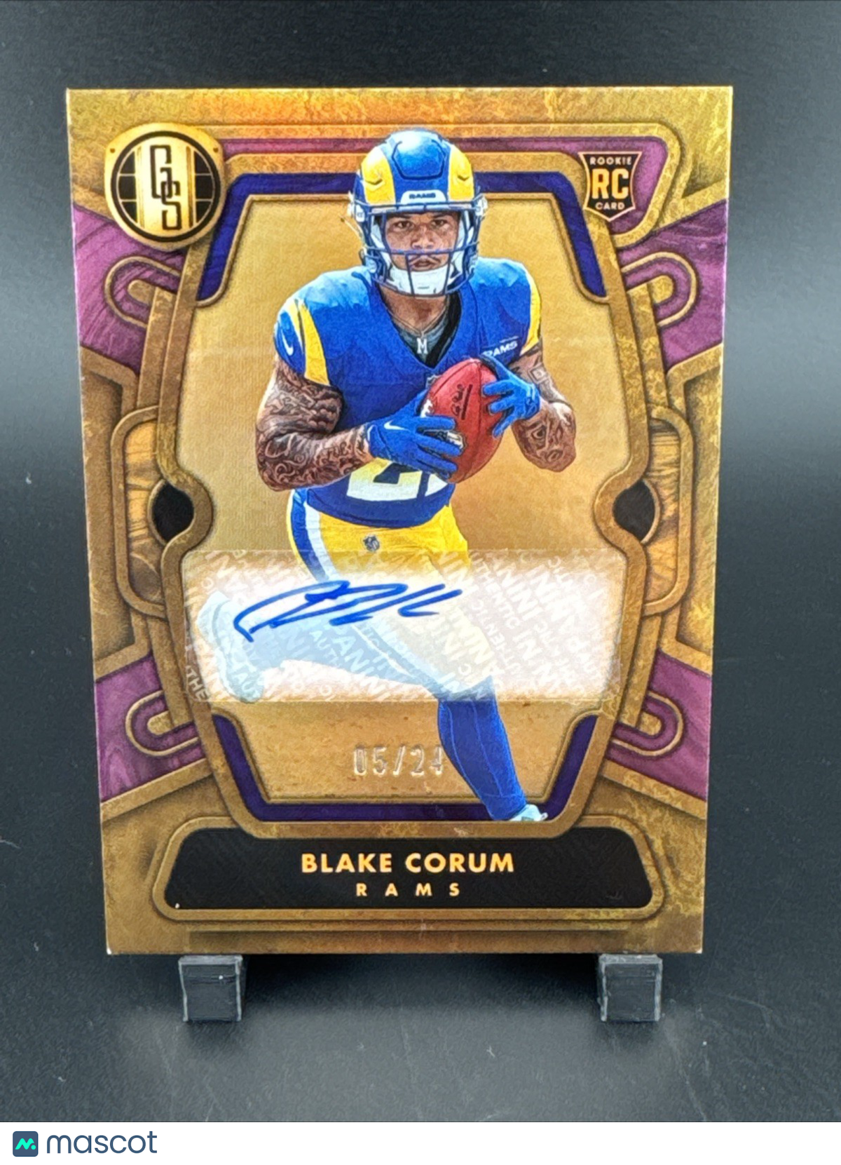 2024 Panini Gold Standard Blake Corum RC Auto /24