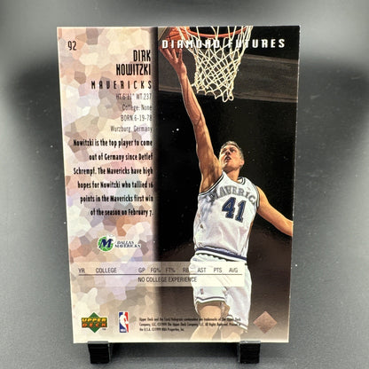 1998-99 Upper Deck Black Diamond - Diamond Futures Dirk Nowitzki #92 (RC)