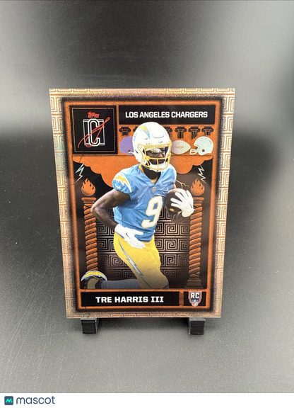 Topps Odyssey OD-13 Tre Harris III Rookie Insert RC Los Angeles Chargers NFL