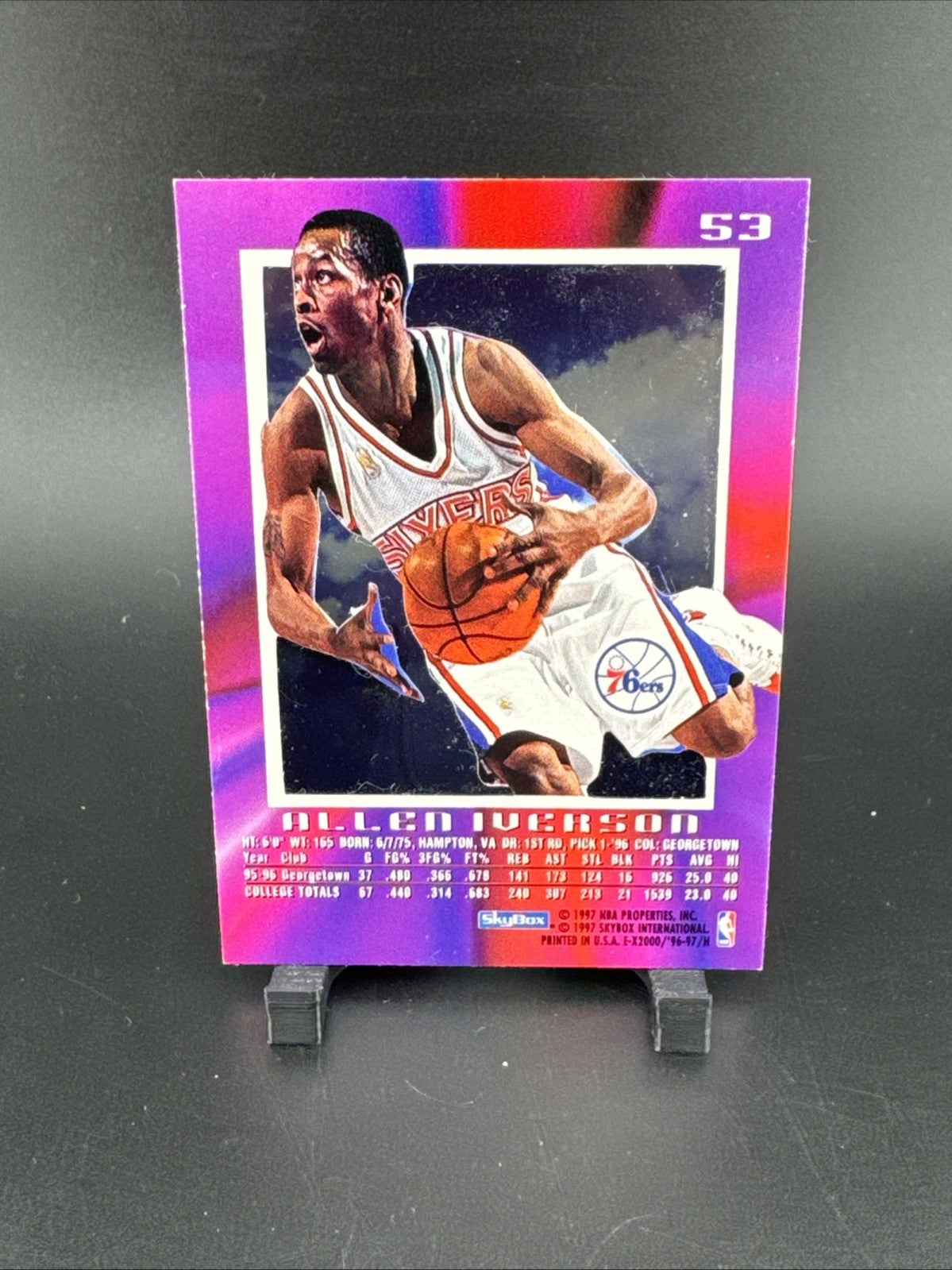 1996-97 Skybox E-X2000 - Allen Iverson #53 (RC)