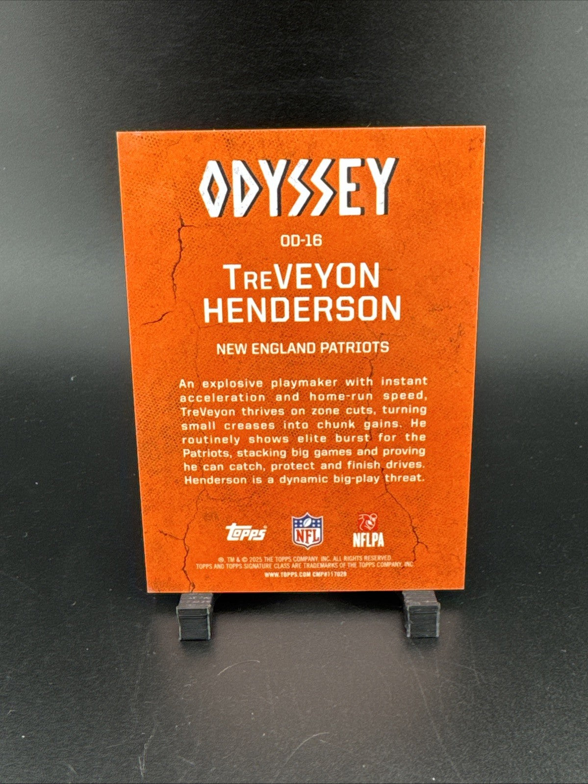 2025 Topps Signature Class - Odyssey TreVeyon Henderson #OD-16 (RC)