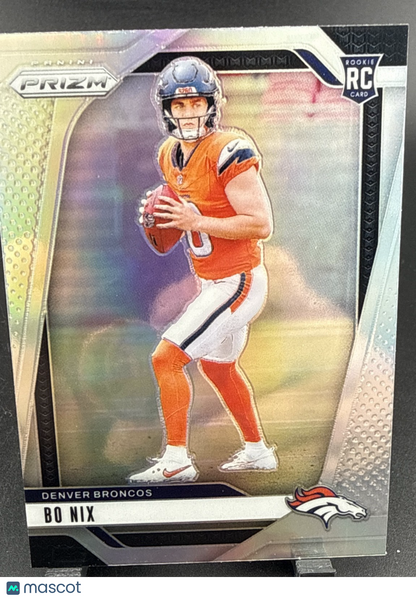 2024 Panini Prizm - Rookies Bo Nix #309 Silver Prizm (RC)