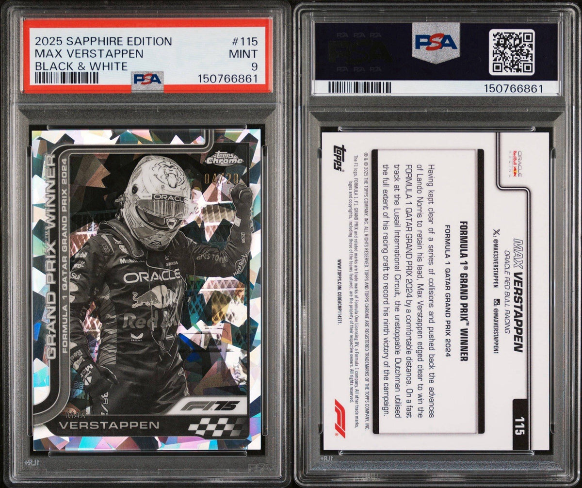 2025 Topps Chrome Sapphire Edition Formula 1 - F1 Drivers Max Verstappen /20