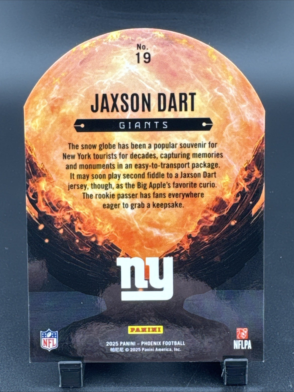 Jaxon Dart 2025 Phoenix Die-Cut SSP Resurgent Globe Case Hit Rookie #19