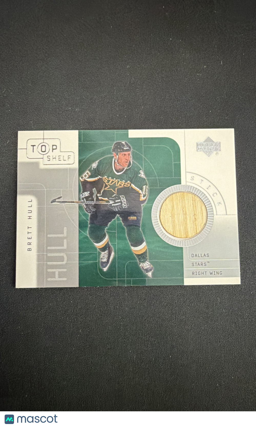 2001-02 Upper Deck Top Shelf - Game-Used Sticks Brett Hull #S-BH (MEM)