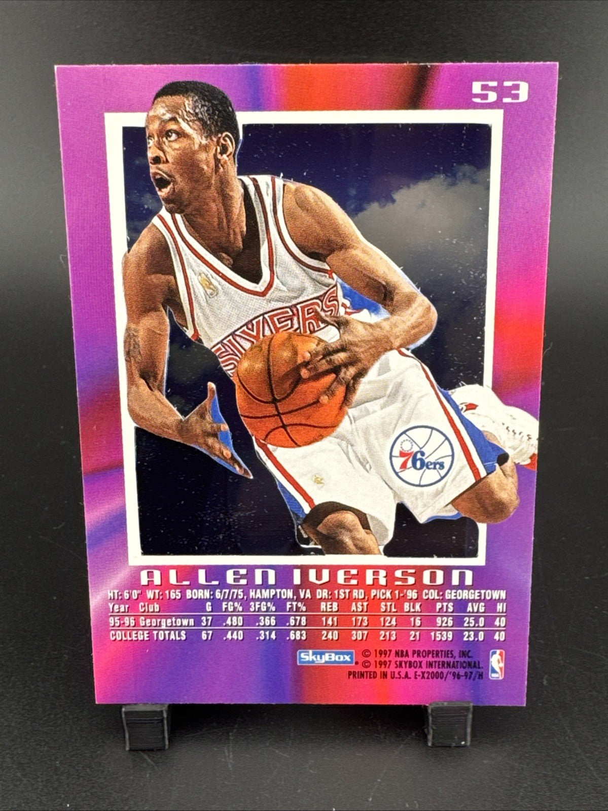 1996-97 Skybox E-X2000 - Allen Iverson #53 (RC)