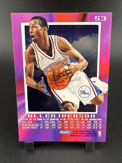 1996-97 Skybox E-X2000 - Allen Iverson #53 (RC)
