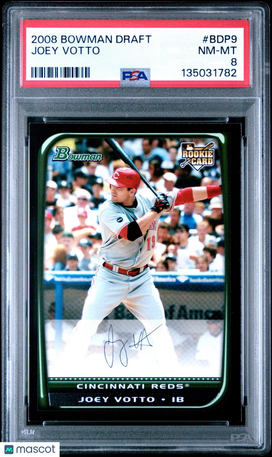 2008 Bowman Draft Picks & Prospects - Joey Votto #BDP9 (RC)