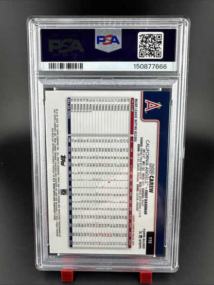 2025 Topps Gilded Rod Carew Gold Mini Diamond #115 PSA 9