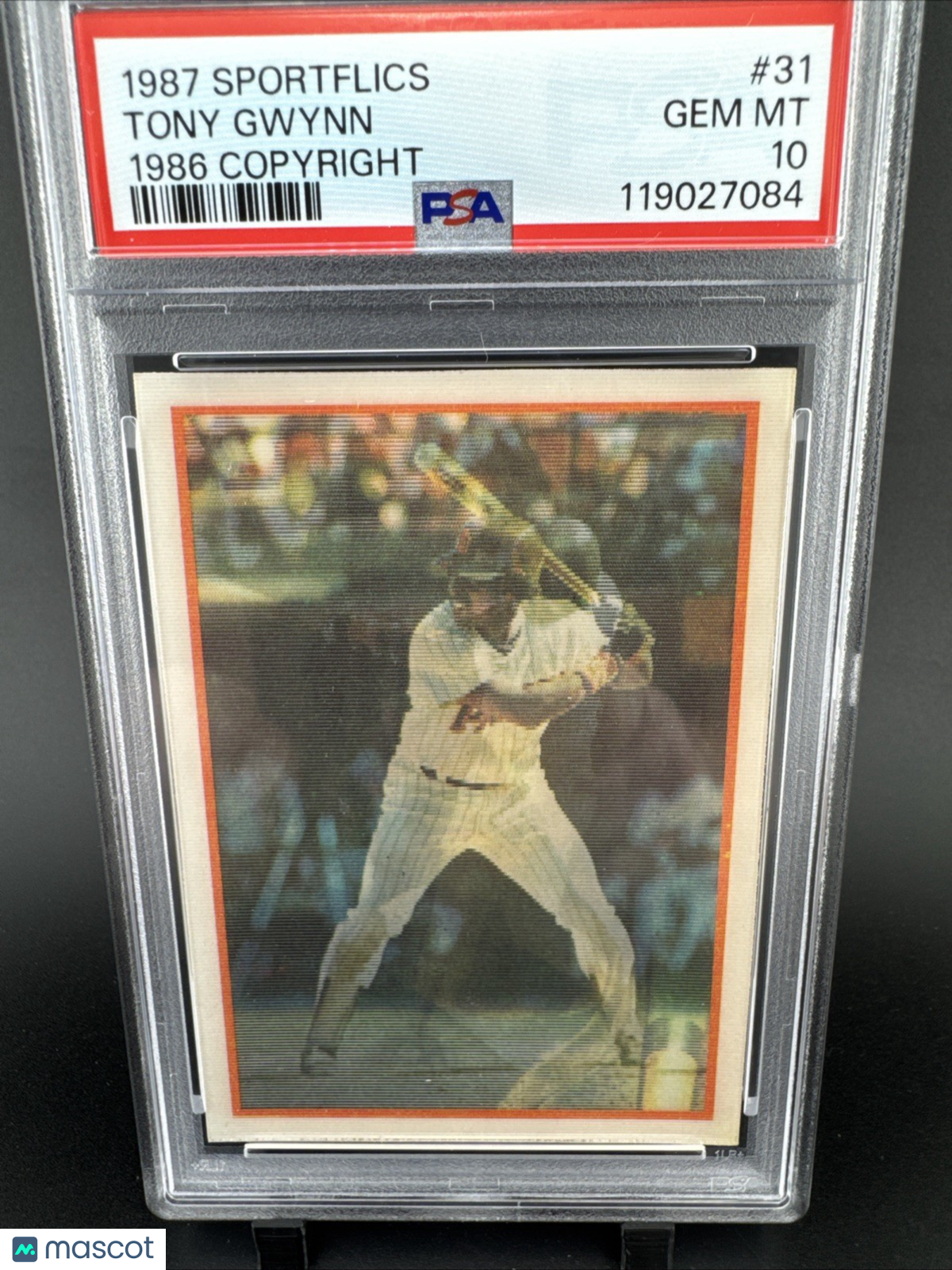 1987 Sportflics - Tony Gwynn #31 PSA 10