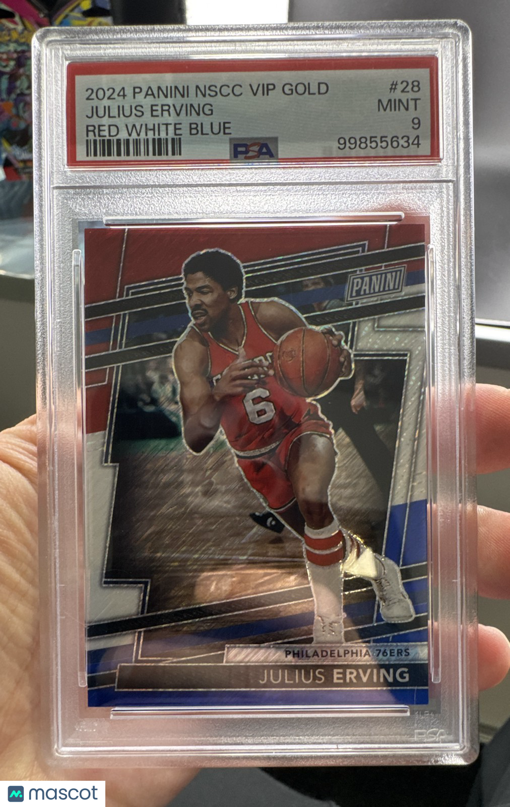 2024 National Convention VIP Gold Pack Julius Erving 25/25 Red White Blue