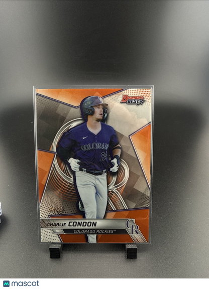 2025 BOWMAN'S BEST TOP PROSPECTS TP-8 CHARLIE CONDON ORANGE REFRACTOR