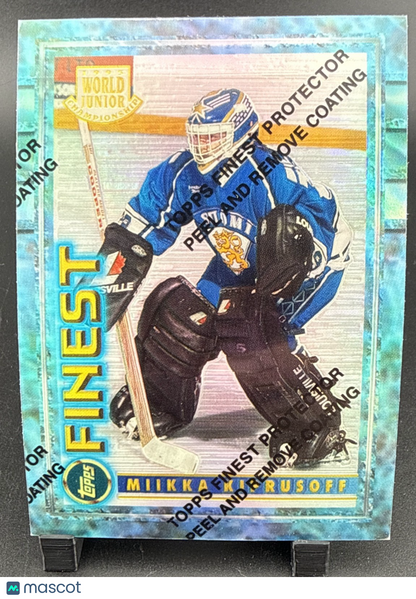 1994-95 Topps Finest - World Junior Championships Miikka Kiprusoff #125...