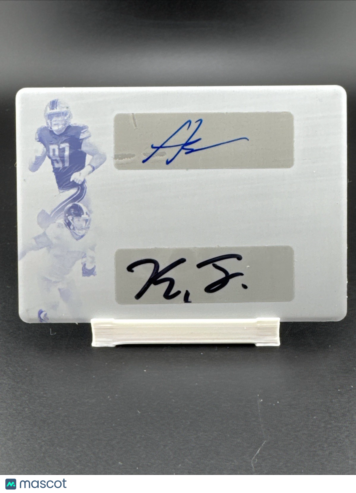 2022 Leaf Trinity Print Plate 1/1 Dual Auto Aidan Hutchinson Kayvon Thibodeaux