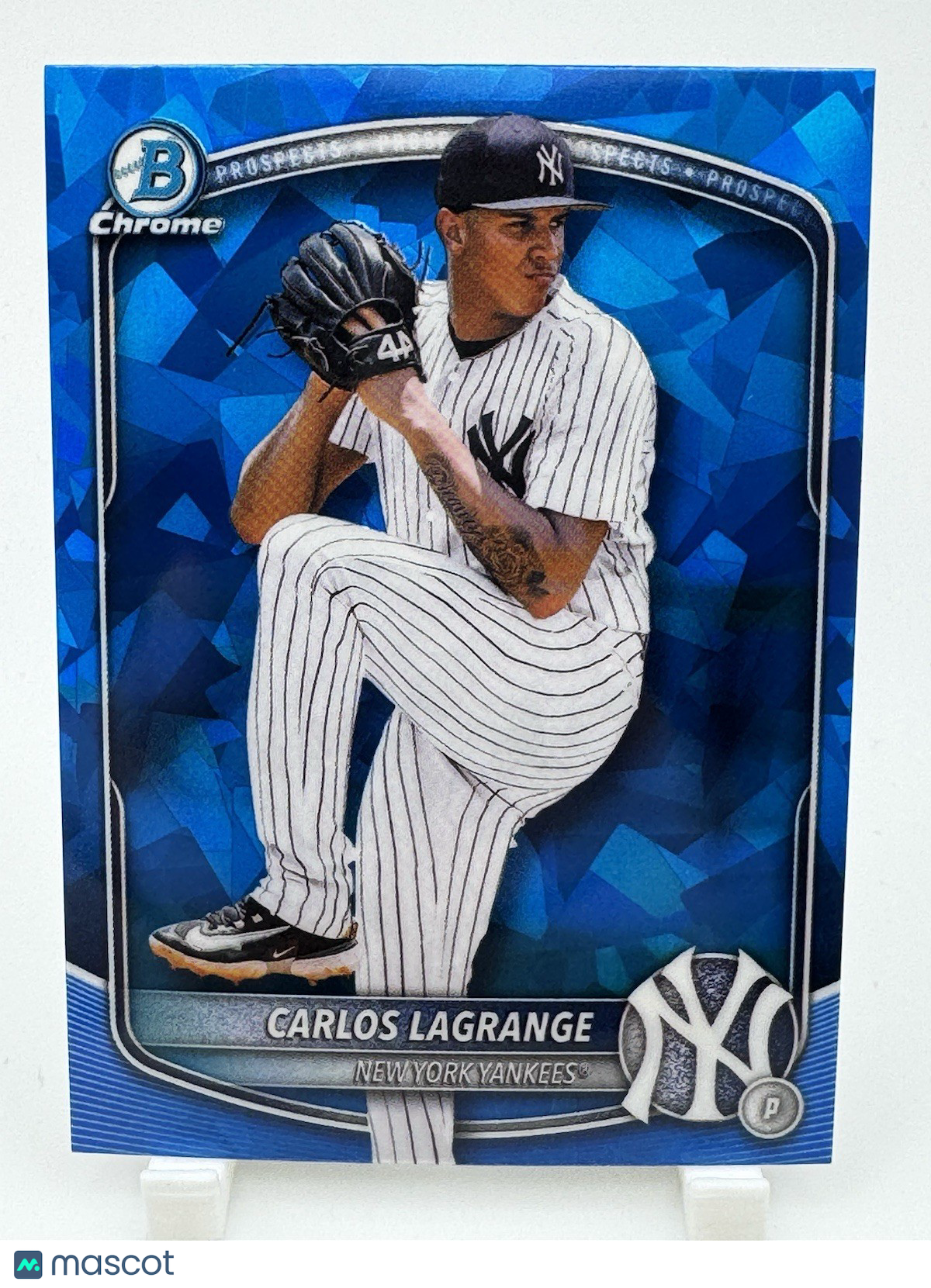 🔥CARLOS LAGRANGE 2025 BOWMAN CHROME DRAFT SAPPHIRE YANKEES BDC-132