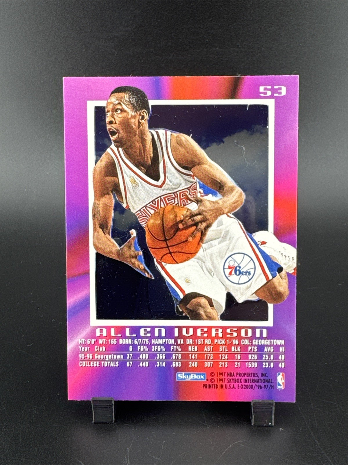 1996-97 Skybox E-X2000 - Allen Iverson #53 (RC)