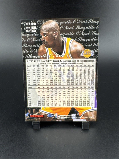 1997-98 Flair Showcase - Shaquille O'Neal #7 Row 1
